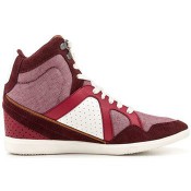 Acheter Nouveau Le Coq Sportif Monge High Wn Rouge - Chaussures Basket Montante Femme En Ligne